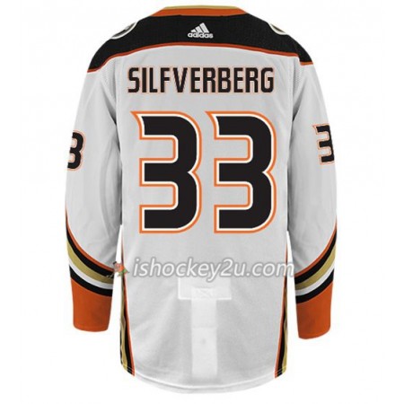 Mænd NHL Anaheim Ducks Trøje JACOB SILFVERBERG 33 Adidas Hvid Authentic Mænd NHL Anaheim Ducks Trøje JACOB SILFVERBERG 33 Adidas Hvid Authentic